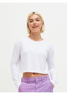 WOMENâS LONG SLEEVED CROPPED T JT016