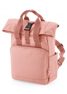 RECYCLED MINI TWIN HANDLE ROLL-TOP BACKPACK BG118S
