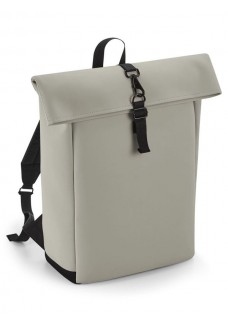MATTE PU ROLL-TOP BACKPACK BG335