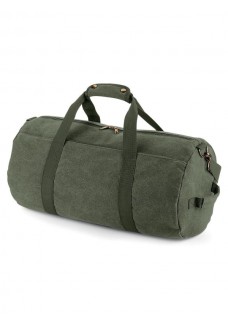 VINTAGE CANVAS BARREL BAG BG655