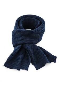 CLASSIC WAFFLE KNIT SCARF B424