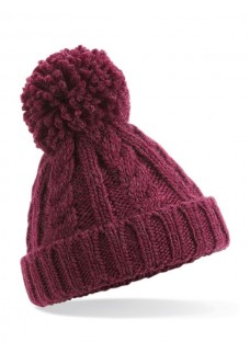 INFANT CABLE KNIT MELANGE BEANIE B480A