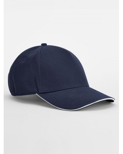 EARTHAWARE® CLASSIC ORGANIC COTTON 5 PANEL CAP -  SANDWICH B825C