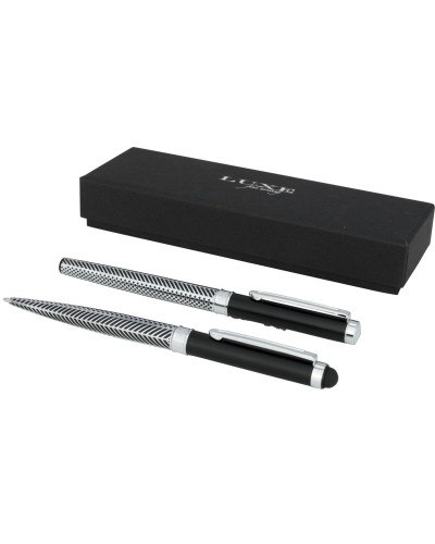 LUXE SET REGALO COPPIA DI PENNE EMPIRE REFIL NERO 107129