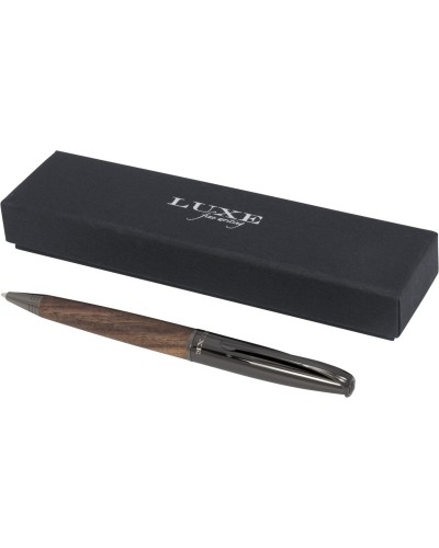 LUXE PENNA A SFERA CON SERBATOIO IN LEGNO LOURE REFIL NERO 107291