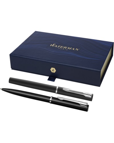 WATERMAN SET PENNA A SFERA E ROLLER ALLURE REFIL NERO 107824