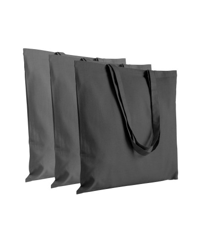 SHOPPER IN COTONE 220 G/M2, MANICI LUNGHI - TONALITà DIFFERENTI NELLO STESSO LOTTO 0712408B