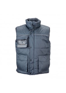 GILET IMBOTTITO DI POLIESTERE IMPERMEABILIZZATO 09002