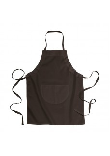 GREMBIULE LUNGO IN 30 % COTONE/70 % POLIESTERE (160G/M2), 65X80 CM CON TASCA FRONTALE 14412