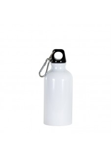 BORRACCIA IN ALLUMINIO CON MOSCHETTONE, 400ML. 21425PR