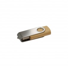 CHIAVETTA USB 4 GB GIREVOLE IN BAMBù/METALLO 22455