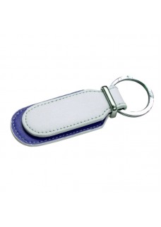 PORTACHIAVI DOPPIO IN PU CON AMPIO SPAZIO PERSONALIZZABILE - LEGGERMENTE MACCHIATO 22905B