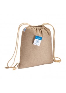 ZAINETTO CARBON NEUTRAL IN COTONE RICICLATO EFFETTO MELANGE 280 GR/M2 CON CHIUSURA A STROZ 23103