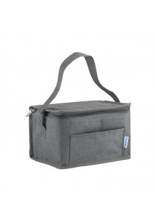 BORSA TERMICA IN R-PET MELANGE CON INTERNO ARGENTATO 23104