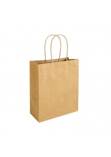 SHOPPER IN CARTA RICICLATA 100 GR/M2 CON SOFFIETTO 23119