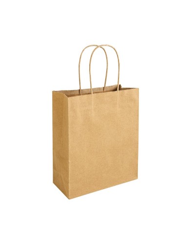 SHOPPER IN CARTA RICICLATA 100 GR/M2 CON SOFFIETTO 23119