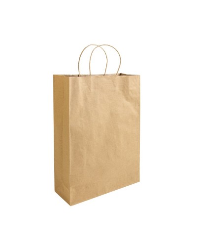SHOPPER IN CARTA RICICLATA 100 GR/M2 CON SOFFIETTO 23123
