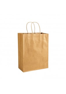 SHOPPER IN CARTA RICICLATA 100 GR/M2 CON SOFFIETTO 23124