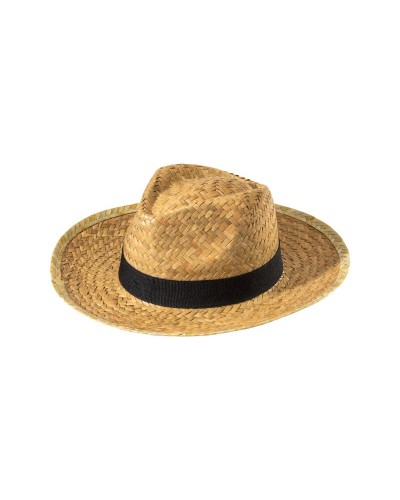 CAPPELLO IN PAGLIA CON FASCIA ELASTICA 3 CM APPLICABILE E PERSONALIZZABILE 23301
