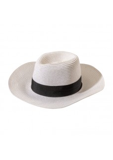 CAPPELLO IN PAGLIA DI CARTA CON FASCIA ELASTICA 3 CM APPLICABILE E PERSONALIZZABILE 23302