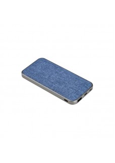 POWER BANK IN R-PET 4000MAH. INPUT: DC5V/2A, OUTPUT: 5V/2A CON INDICATORE LUMINOSO 23402