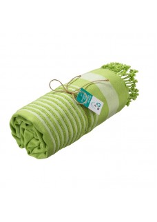 TELO MARE/PAREO  IN COTONE RICICLATO STILE FUTA DA 350 GR/M2 23427