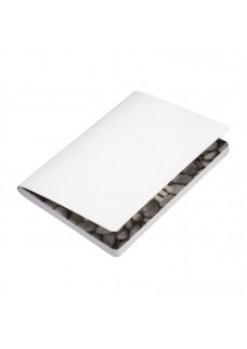 QUADERNO IN CARTA DI PIETRA, FOGLI BIANCHI A RIGHE, 64 PAG., 14,5X21 CM 23436