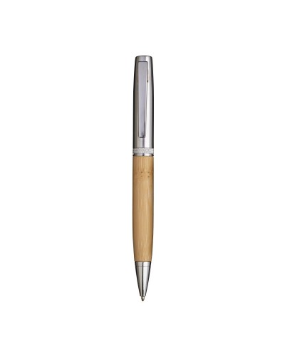 PENNA TWIST IN METALLO CON FUSTO IN BAMBù 23802