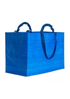 SHOPPER MAXI IN POLIPROPILENE RICICLATO CON MANICI DOPPI A NASTRO (CORTI E LUNGHI) 24109