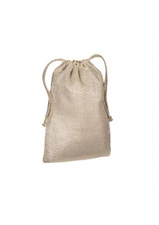 SACCHETTO REGALO IN POLICOTONE BRILLANTE 90 G/M2 CON CHIUSURA A STROZZO 24125