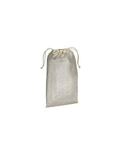 SACCHETTO REGALO IN POLICOTONE BRILLANTE 90 G/M2 CON CHIUSURA A STROZZO 24127