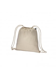ZAINETTO IN COTONE FAIRTRADE 140 G/M2 CON CHIUSURA A STROZZO 24136