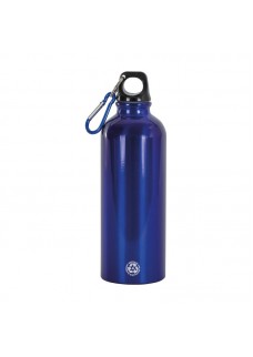 BORRACCIA IN ALLUMINIO RICICLATO (500ML), CON TAPPO IN PLASTICA E MOSCHETTONE 24419