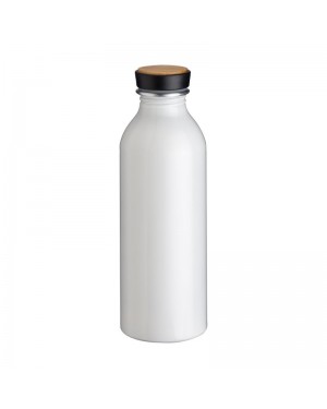 BORRACCIA IN ALLUMINIO CON TAPPO CON INSERTO IN BAMB?, 500 ML 24420S