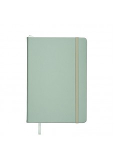 QUADERNO CON COPERTINA IN PU IN COLORI PASTELLO ED ELASTICO DI CHIUSURA 24438