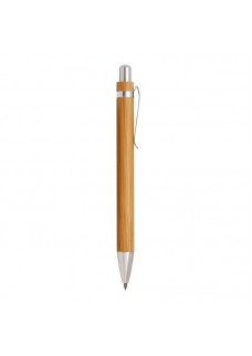 PENNA IN BAMBù SENZA INCHIOSTRO, CON CLIP IN METALLO 24804