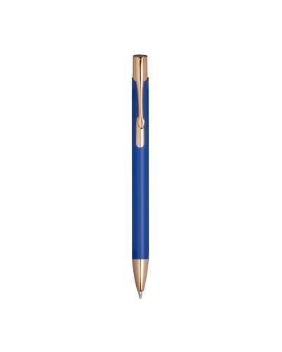 PENNA A SCATTO IN ALLUMINIO CON PARTICOLARI IN METALLO COLOR ORO ROSA 24824