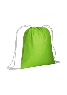 ZAINETTO IN COTONE DA 120 G/M2, CON CHIUSURA A STROZZO.  CERTIFICATO OEKO-TEX. 25101