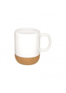 TAZZA IN CERAMICA DA 410 ML CON BASE SEPARABILE IN SUGHERO 25402S