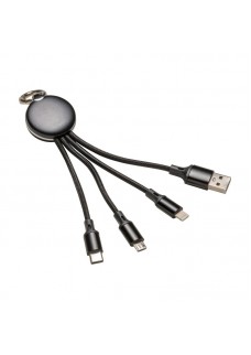 SET CAVI MICRO USB, LIGHTHING, TYPE C CON LED 25412