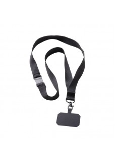 NASTRO COLLO IN POLIESTERE CON TAG PORTACELLULARE 25418