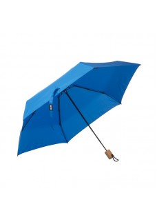 MINI OMBRELLO MANUALE IN R-PET CON MANICO DI LEGNO 25502