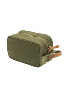 BEAUTY CASE IN CANVAS RICICLATO  CON MANIGLIA LATERALE DM23103