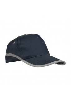 CAP COTONE 5 PANNELLI ARANCIO BORDO CATA 04046
