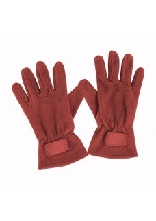 GUANTI IN POLAR DA DONNA CON ELASTICO AI POLSI ED ETICHETTA PERSONALIZZABILE 04047DE