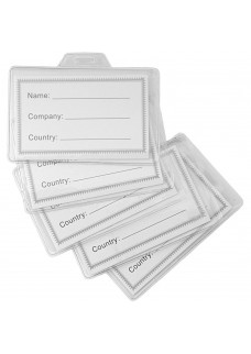 PORTA BADGE TRASPARENTE 04084