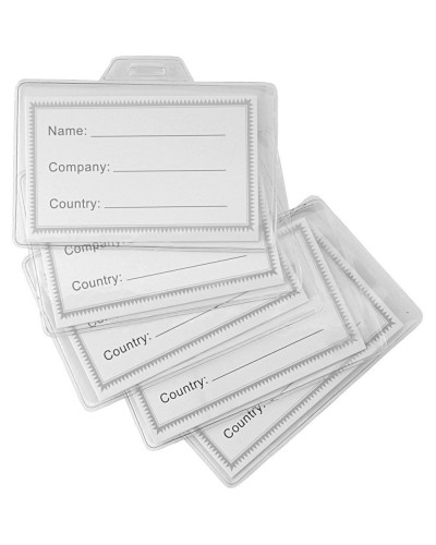 PORTA BADGE TRASPARENTE 04084