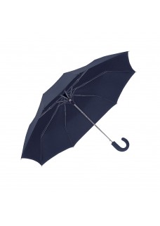 MINI OMBRELLO MANICO CURVO GOMMATO NERO 06501
