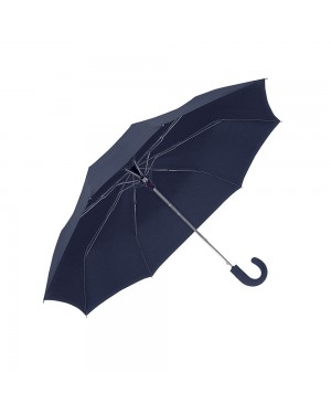MINI OMBRELLO MANICO CURVO GOMMATO NERO 06501