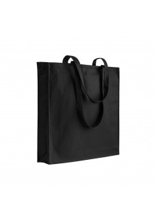 SHOPPER CON SOFFIETTO IN COTONE 220 G/M2 A TRAMA DIFFERENTE RISPETTO ALLO STANDARD